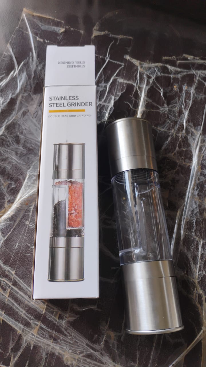 2-in-1 Stainless Steel Salt and Pepper Grinder 2-in-1 Stainless Steel Salt and Pepper Grinder